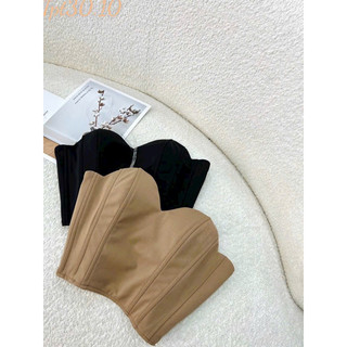 áo ống cúp phối 2 dây trong có mút ngực