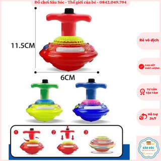 Đồ chơi con quay cho bé - có nhạc và đèn led khi quay