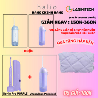 Máy Tăm Nước Cầm Tay Halio UltraClean Oral Irrigator - Hàng Chính Hãng
