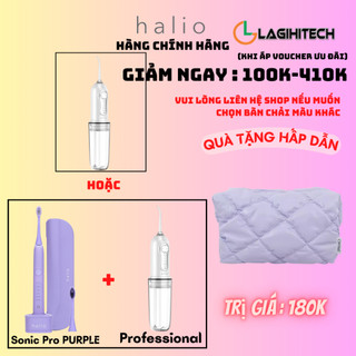 (LagiHitech) Máy tăm nước cầm tay Halio Professional Cordless Oral Irrigator - Hàng chính hãng