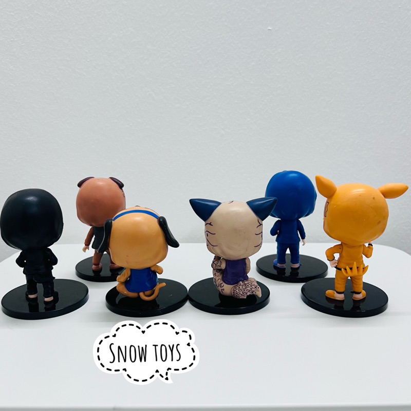 Mô hình Naruto - Uzumaki Naruto Minato Hatake Kakashi Uchiha Sasuke Gaara Itachi cosplay Vĩ thú linh thú các loài vật