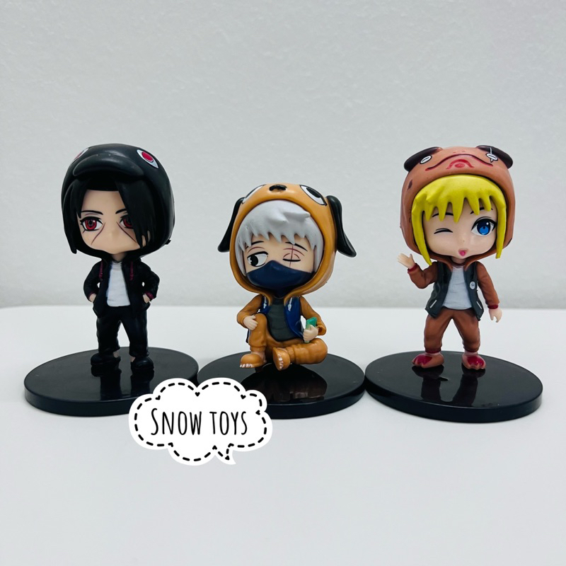 Mô hình Naruto - Uzumaki Naruto Minato Hatake Kakashi Uchiha Sasuke Gaara Itachi cosplay Vĩ thú linh thú các loài vật