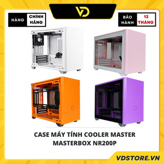 Case máy tính cooler master masterbox nr200p - mini itx - white/pink/orange/purple