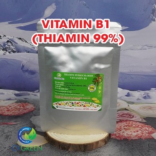Vitamin B1 99% (thiamine, thuốc chống viêm, chất điều hòa sinh trưởng) Gói 50g
