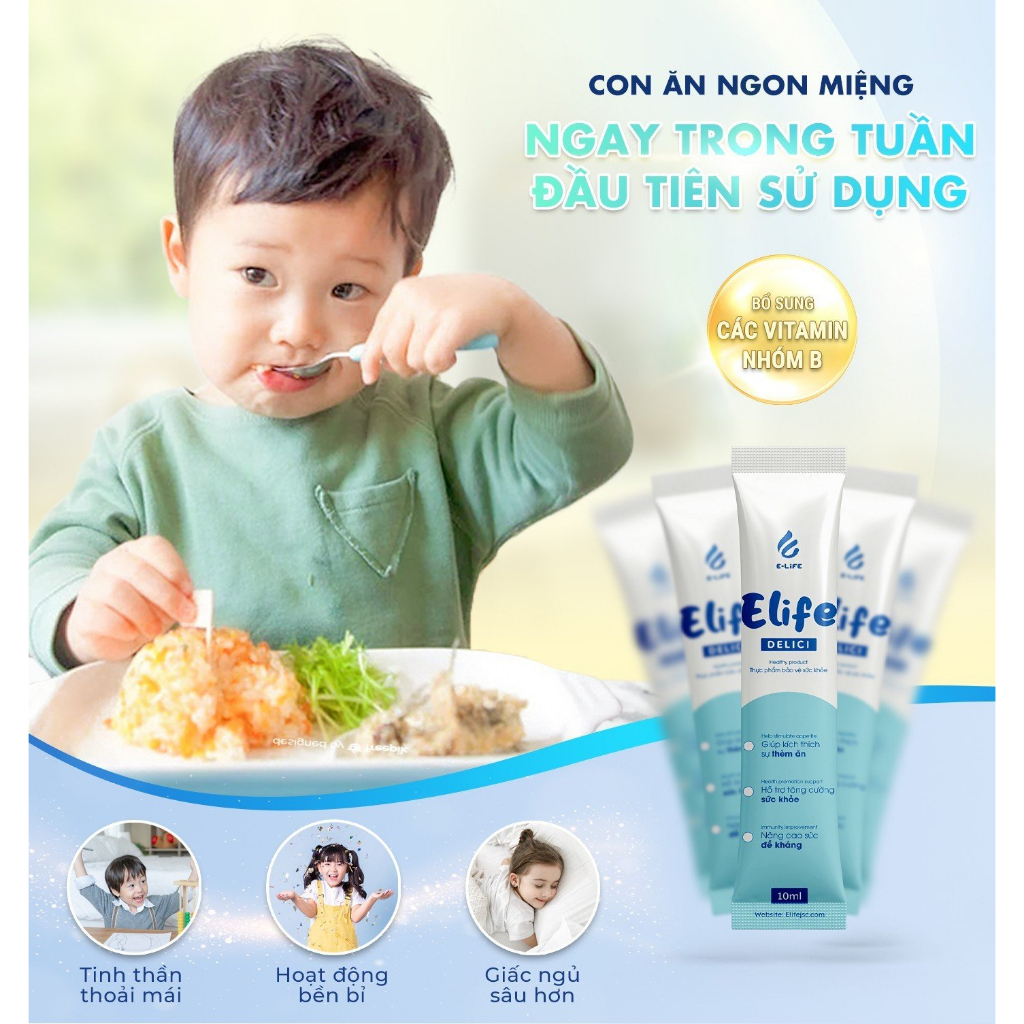 [Combo Sữa non ELIFE 3 Gold Baby + Siro] - Cho trẻ từ 2 - 10 tuổi - Tặng 1 bình lắc sữa cao cấp