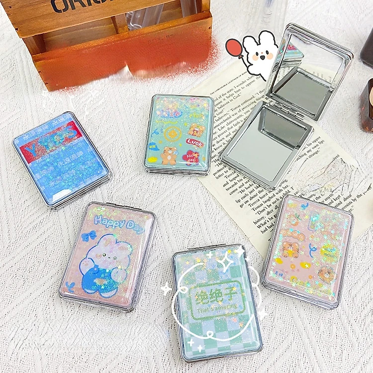 Gương Lược Gấp mini cầm tay dễ thương xinh xắn Hot