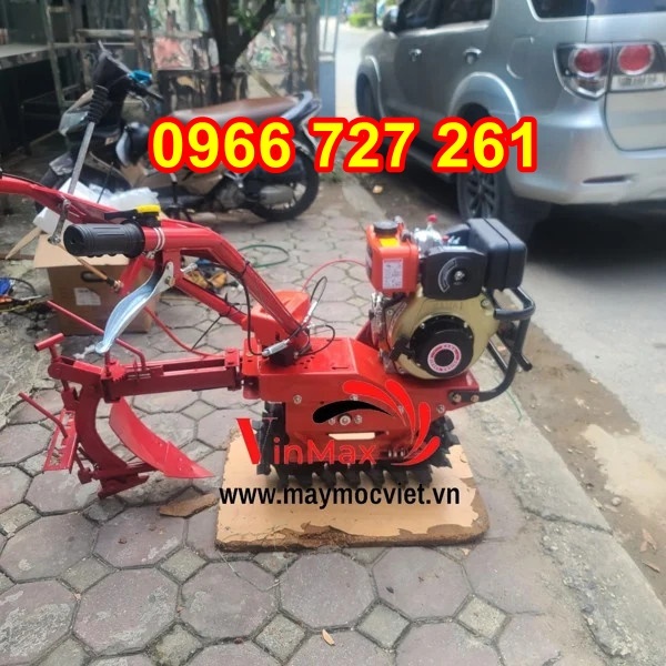 Máy cày xới ,dùng bánh xích chuyên phục vụ trồng chè, trồng mía 7HP