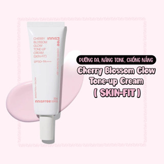 Kem chống nắng, dưỡng da, nâng tone da Innisfree Jeju Cherry Blossom Skin-Fit Tone-Up Cream