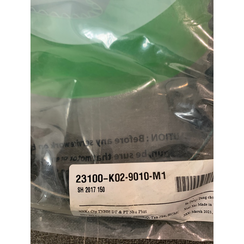 Dây Curoa Vital cho Sh Việt 125 150 chính hãng Vital nhập khẩu Thái Lan đời xe từ năm 2017 đến 2021