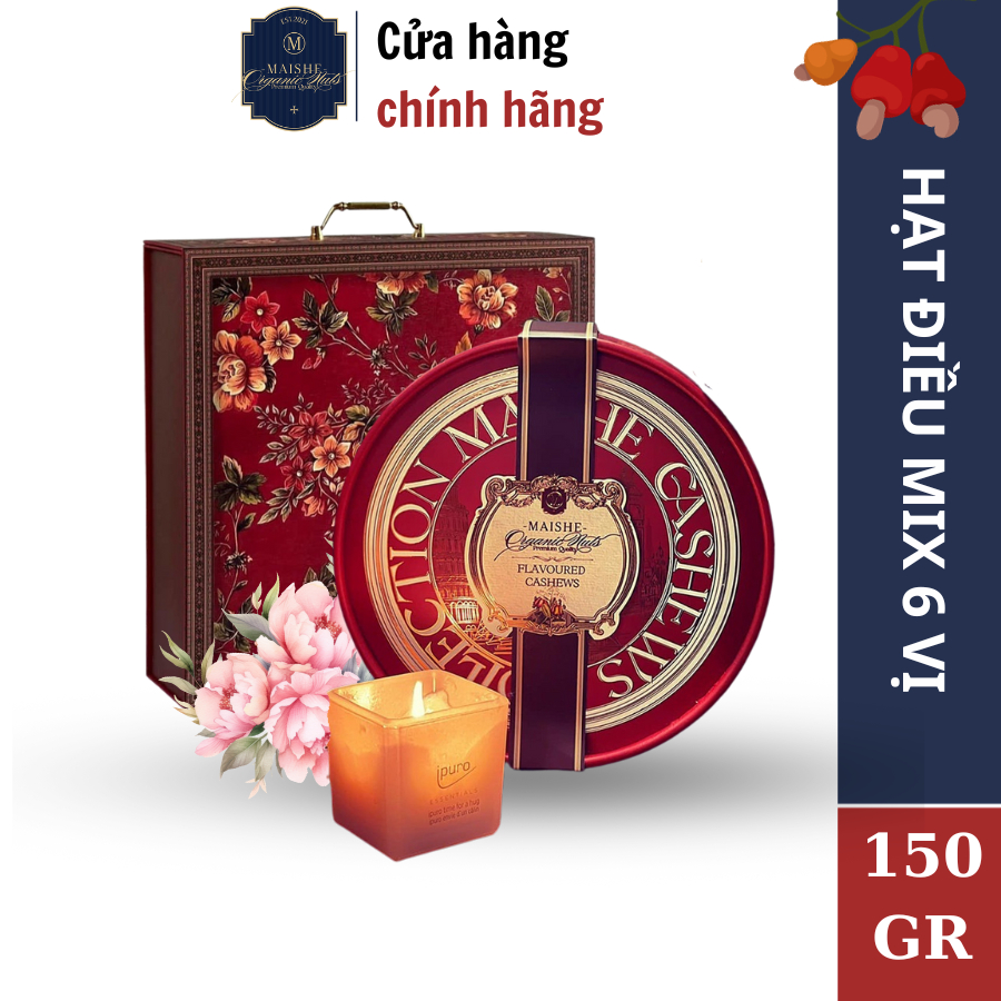Hộp hạt điều mix 6 vị Maishe Cashew - phiên bản giới hạn