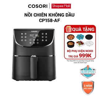 Nồi chiên không dầu 5.5l cosori cp158-af màu đen - hàng chính hãng