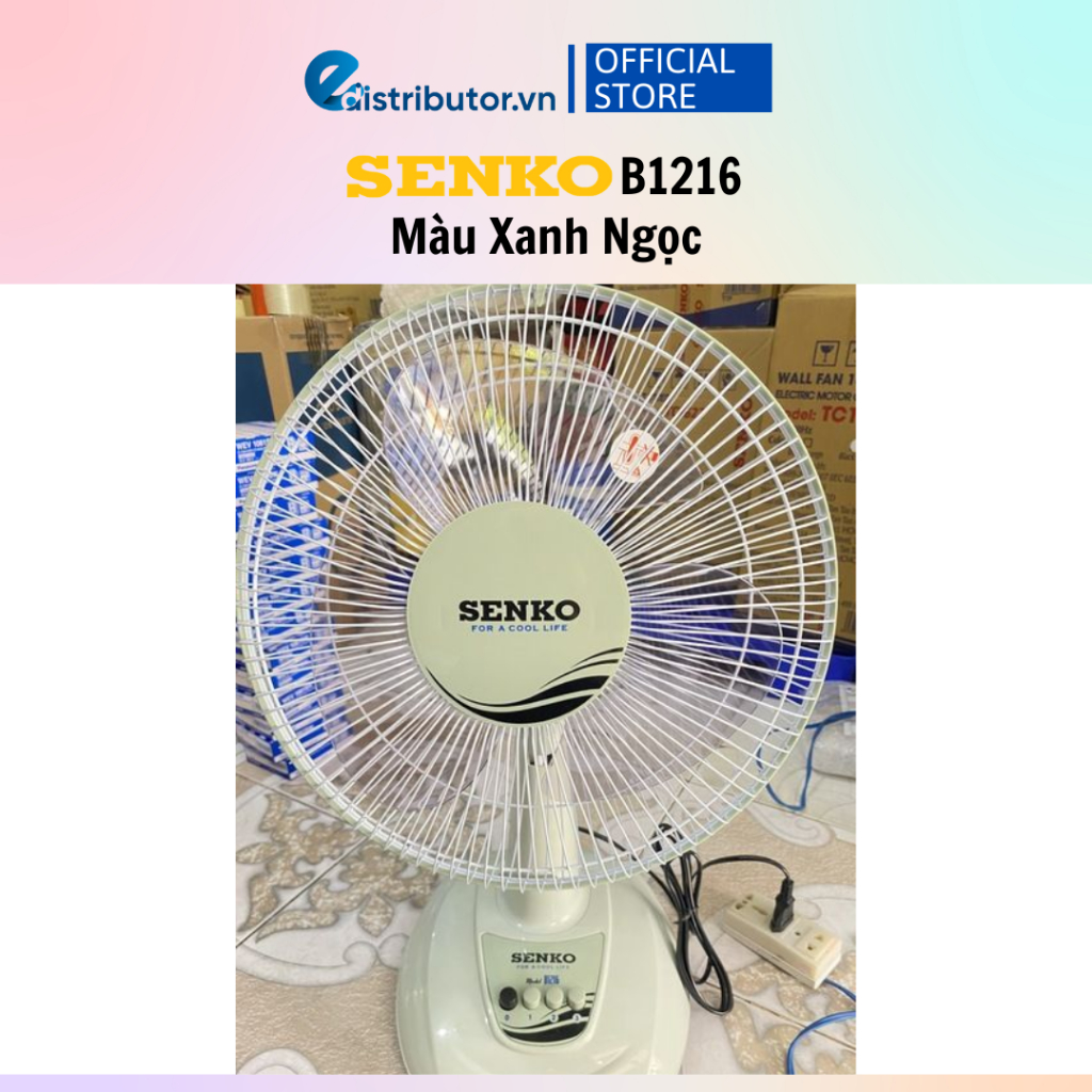 Quạt để bàn tiện lợi Senko B1216 - Chính hãng