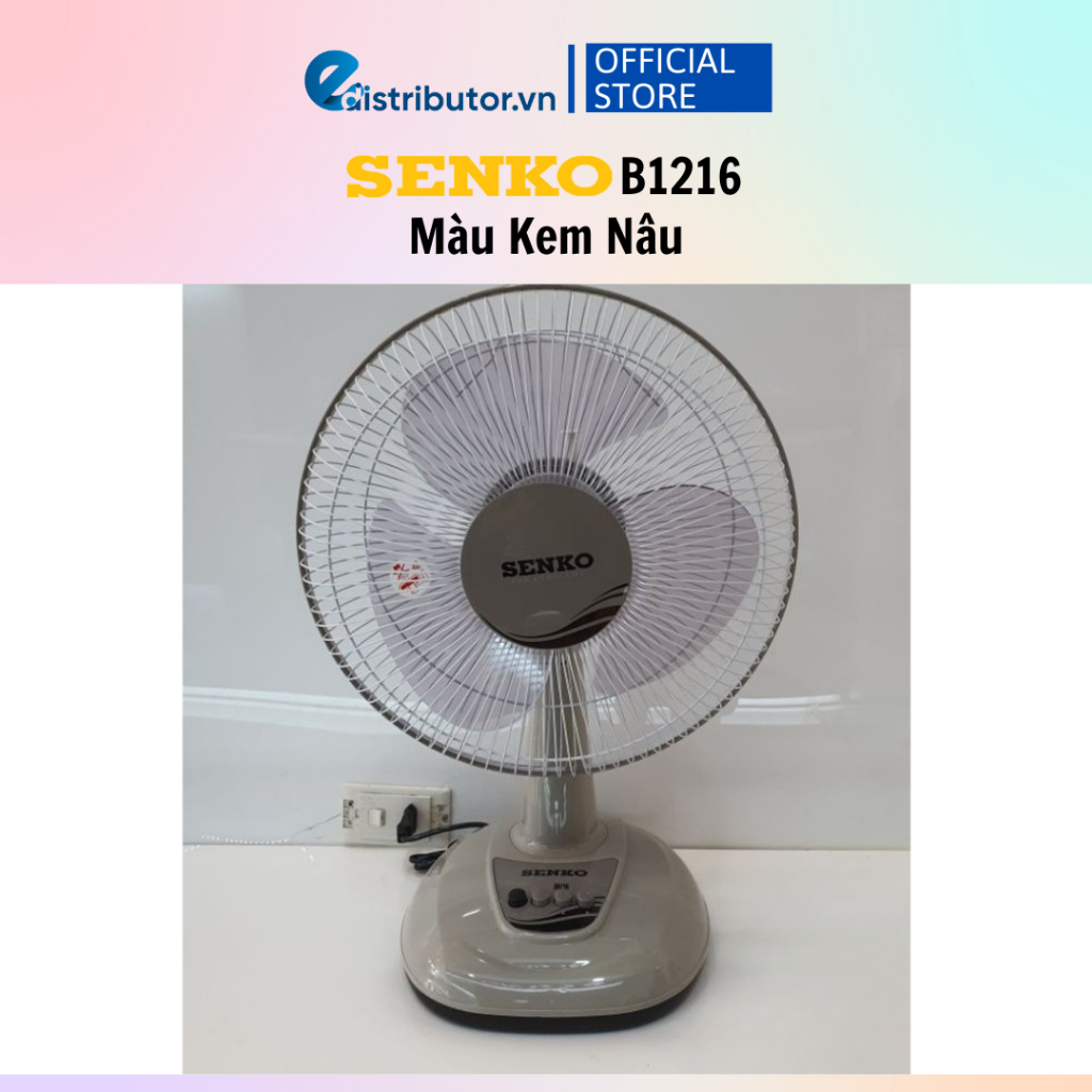 Quạt để bàn tiện lợi Senko B1216 - Chính hãng