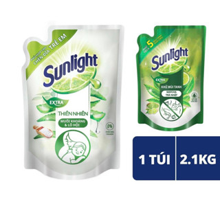 Nước Rửa Chén Bát Sunlight Thiên nhiên | Túi 2.1KG/ 3.4KG (bao bì tuỳ lô nhập hàng )