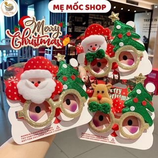Kính noel cho bé giáng sinh siêu cute đáng yêu memocshop kính giáng sinh, kính ông già noel quà tặng bé