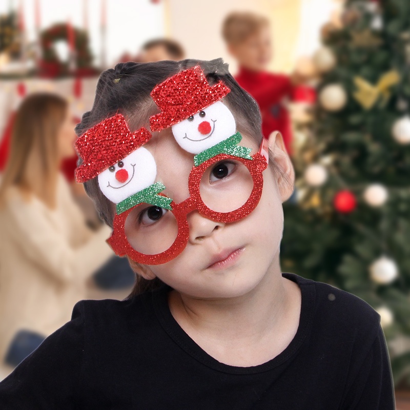 Kính Noel Cho Bé Giáng Sinh Siêu Cute Đáng Yêu Memocshop Kính Giáng Sinh, Kính Ông Già Noel Quà Tặng Bé