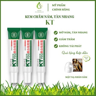 Kem chấm nám, tàn nhang KT - Kem hỗ trợ làm giảm các đốm nám, tàn nhang, đồi mồi, dưỡng da trắng sáng hiệu quả