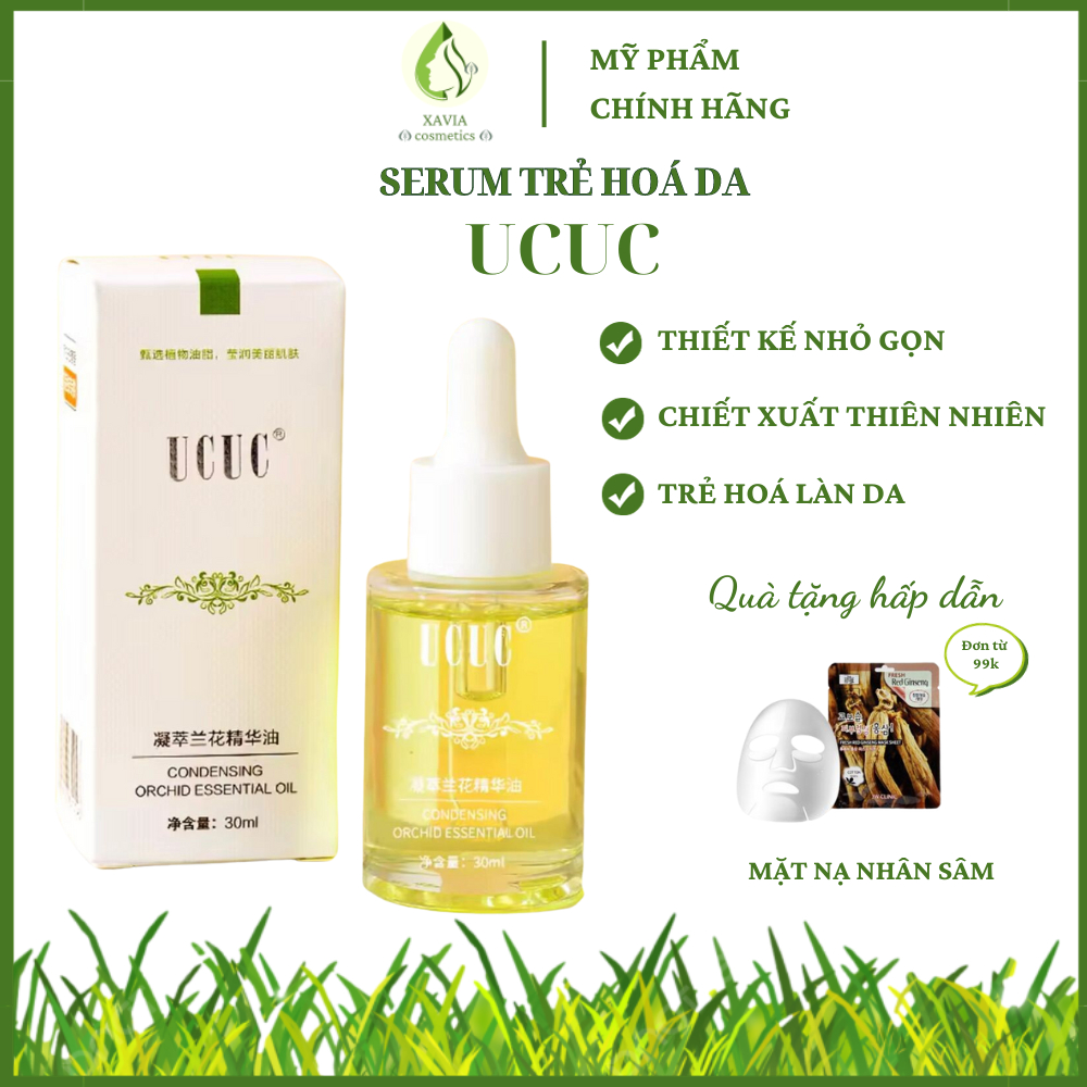 Serum UCUC trẻ hóa làn da - Tinh chất dưỡng da, chống lão hóa,  giảm nám sạm, nuôi dưỡng làn da trắng sáng