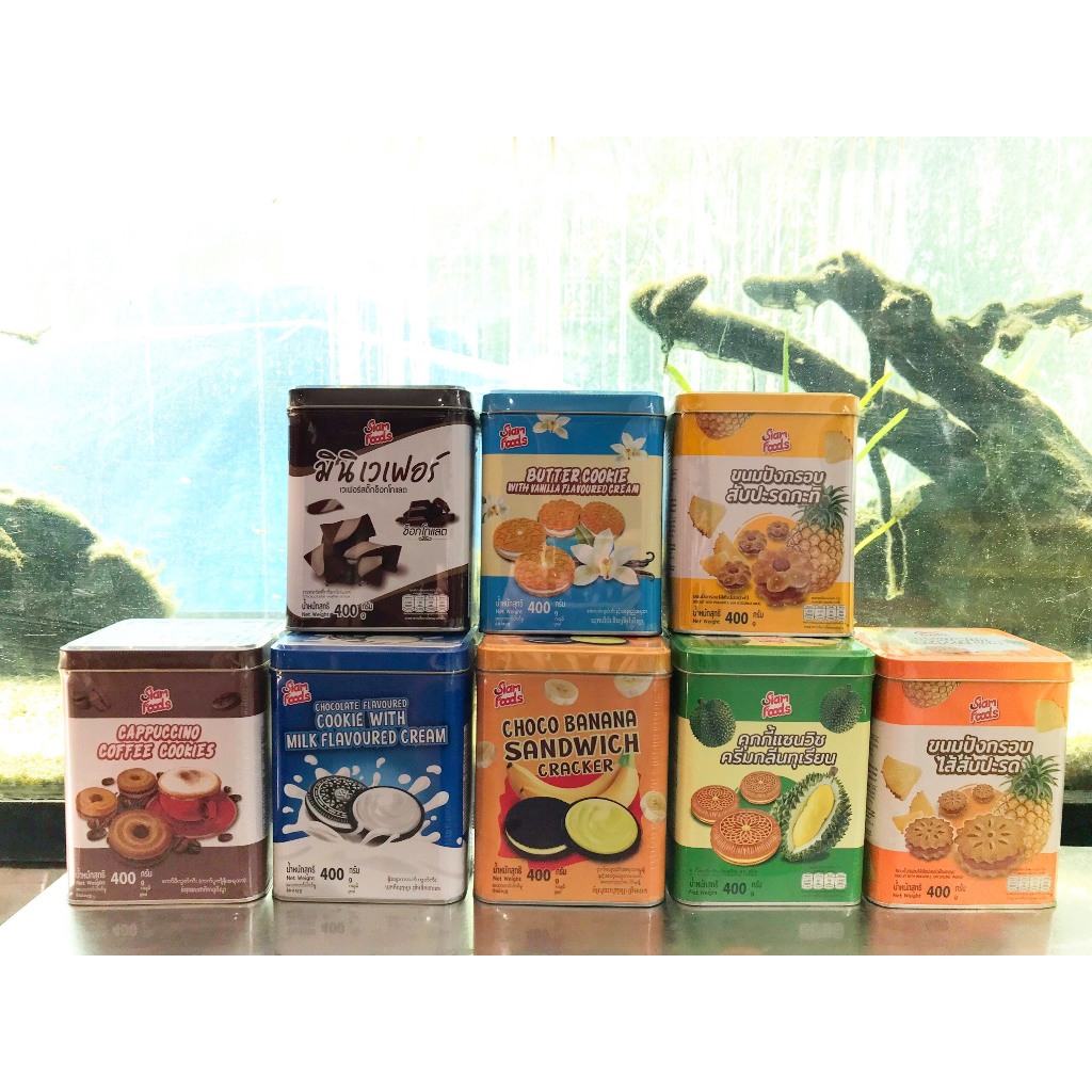 Bánh Quy Sandwich Kem Sầu Riêng Thái Lan Siam Foods Sandwich Cookies With Durian Flavour Cream