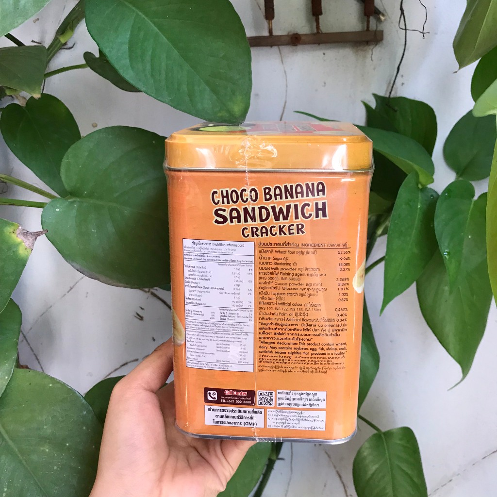 Bánh Quy Giòn Sandwich Choco Chuối Thái Lan Siam Foods Choco Banana Sandwich Creacker