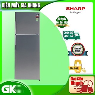 Sj-x346e-sl - tủ lạnh sharp inverter 342 lít x346e-sl