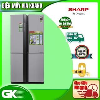 SJ-FX680V-ST - Tủ lạnh Sharp Inverter 605 lít FX680V-ST  Sản xuất tại Thái Lan, miễn phí giao hàng HCM
