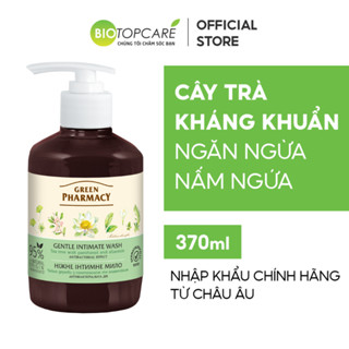 Dung Dịch Vệ Sinh Phụ Nữ Zelenaya Apteka Kháng Khuẩn Cây Trà 370ml BioTopcare Official