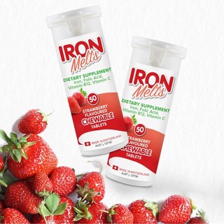 Free Ship Sắt ngậm Iron Melt vị dâu Úc