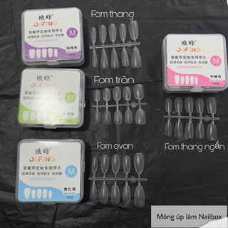 Móng Úp Làm Nailbox cực tiện nhám sẵn