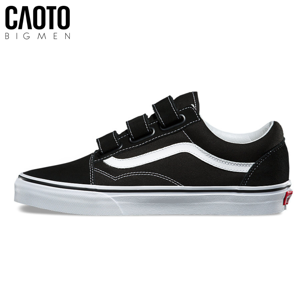 Giày Vans Old Skool Velcro Suede Big Size - Giày Thể Thao Nam Big Size 45 46 47 48