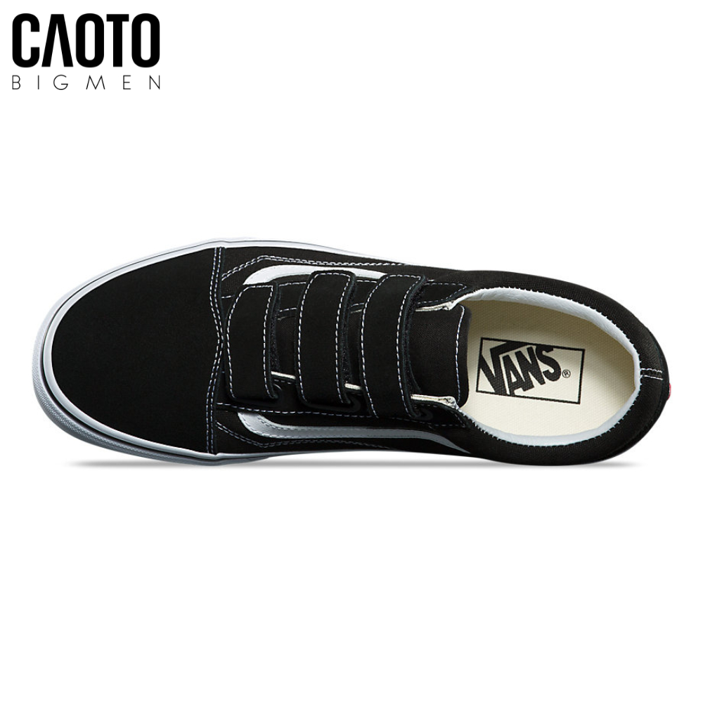 Giày Vans Old Skool Velcro Suede Big Size - Giày Thể Thao Nam Big Size 45 46 47 48