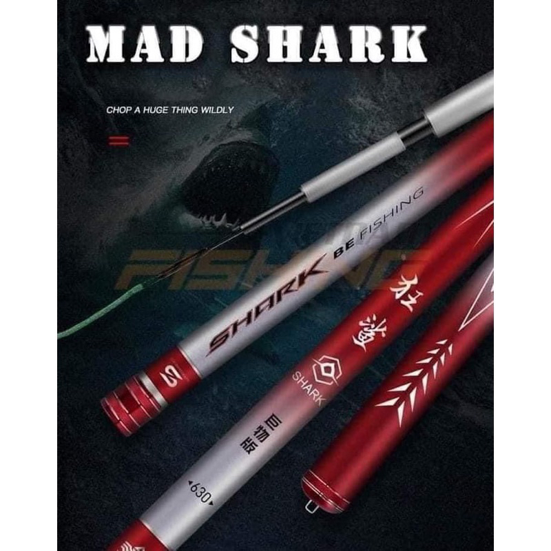 [Thanh Lý] Cần Câu Tay HANDING SHARK 6h tải tĩnh 6.500g
