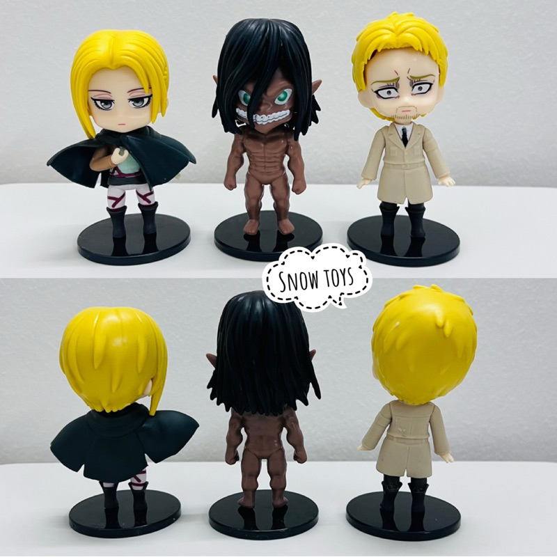 Mô hình Attack On Titan - AOT - Đại chiến Titan Eren Yeager Armin Hange Zoe Braun Reiner Annie Leonhart Titan tiến công