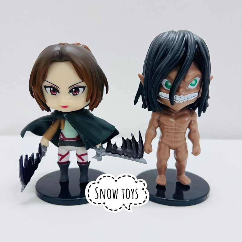 Mô hình Attack On Titan - AOT - Đại chiến Titan Eren Yeager Armin Hange Zoe Braun Reiner Annie Leonhart Titan tiến công