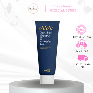 Sáp tẩy trang oh!oh! Divine Blue Cleansing & Massaging Balm làm sạch sâu cho da 150ml Duduhouse