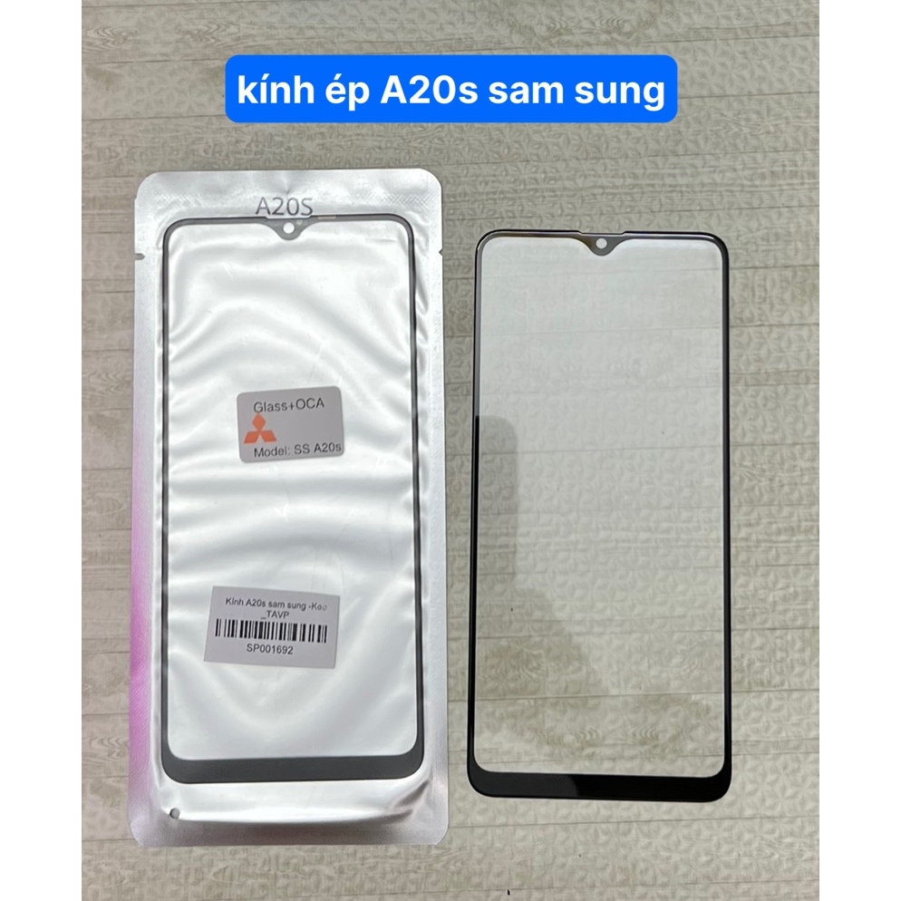 Kính ép A20S sam sung