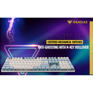 【 bàn phím cơ | fullbox chính hãng 】 GAMDIAS Hermes M5