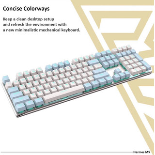 【 bàn phím cơ | fullbox chính hãng 】 GAMDIAS Hermes M5