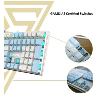 【 bàn phím cơ | fullbox chính hãng 】 GAMDIAS Hermes M5