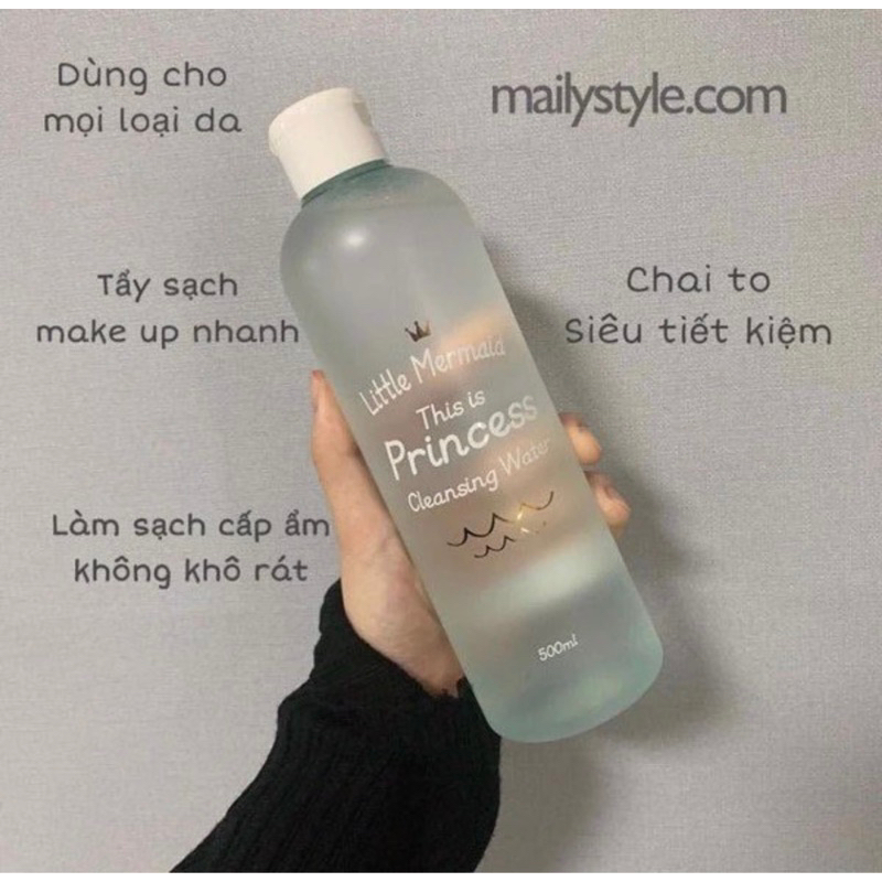 Tẩy Trang Trà Xanh Little Mermaid This Is Princess Cleansing Water