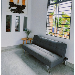 Sofa Bed Gỗ Xanh - Ghế Sofa Giường Thông Minh 3 Chức Năng Chân Inox Xuất Khẩu Thương Hiệu Serta