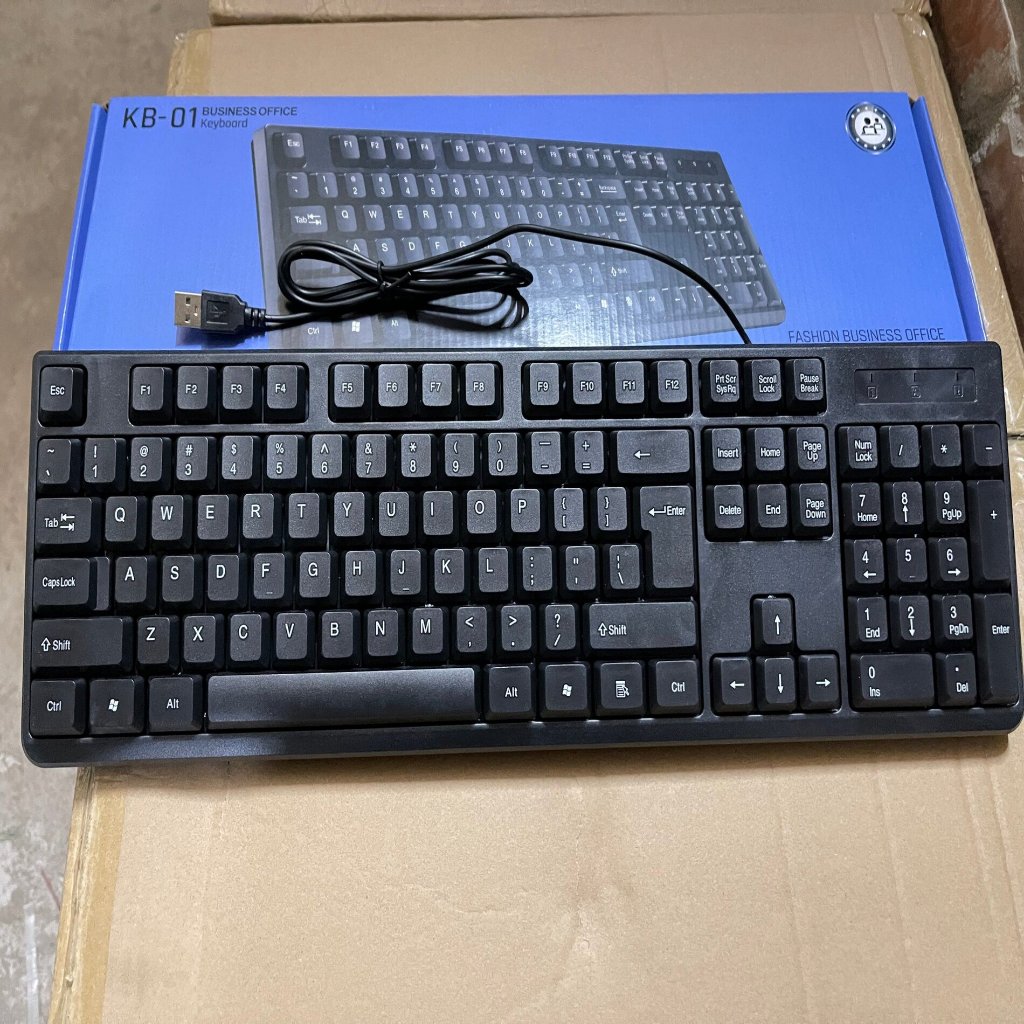 Bàn Phím Chuột Văn Phòng KB01 Bộ bàn phím chuột văn phòng Siêu Bền Siêu Rẻ Mới Nhất 2023 Bàn Phím Siêu rẻ