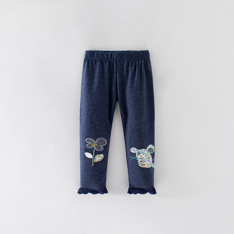 Quần legging bé gái mùa thu kiểu Âu Mỹ