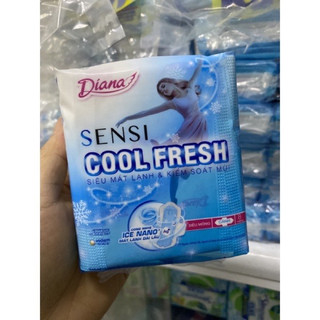 Băng Vệ Sinh Sensi Cool Fresh Siêu Mỏng Cánh 8 miếng