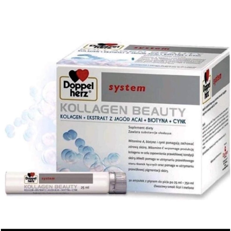 Kollagen thủy phân Doppel herz , Kollagen beauty hộp 30 ống