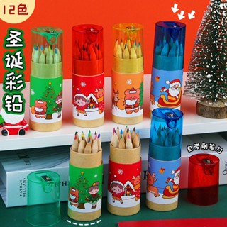 Hộp 12 Bút Chì Màu NOEL Cho Bé_ đồ dùng học tập giá rẻ_ BÚT MÀU NOEL CHO BÉ