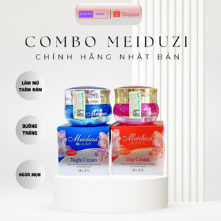 5 combo kem face meiduzi nhật bản ngày đêm chính hàng loại 1 tem tròn bb