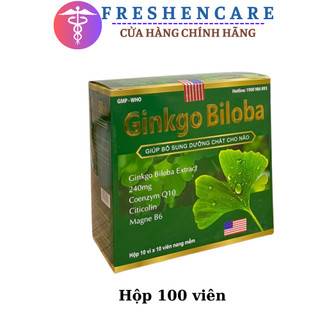 HOẠT HUYẾT DƯỠNG NÃO GINKGO BILOBA 240MG - GIÚP BỔ SUNG DƯỠNG CHẤT CHO NÃO