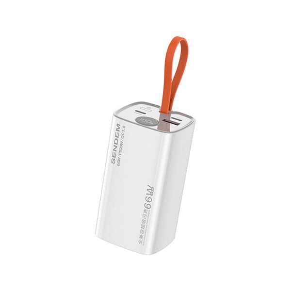 Pin sạc dự phòng 20000mAh SENDEM PH20 có cáp USB-C 66W