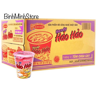 Thùng 24 ly mì Handy Hảo Hảo chua cay 65g